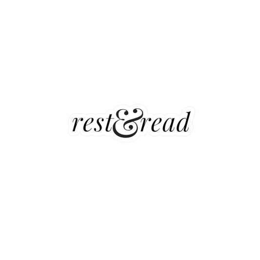 Rest & Read Sticker