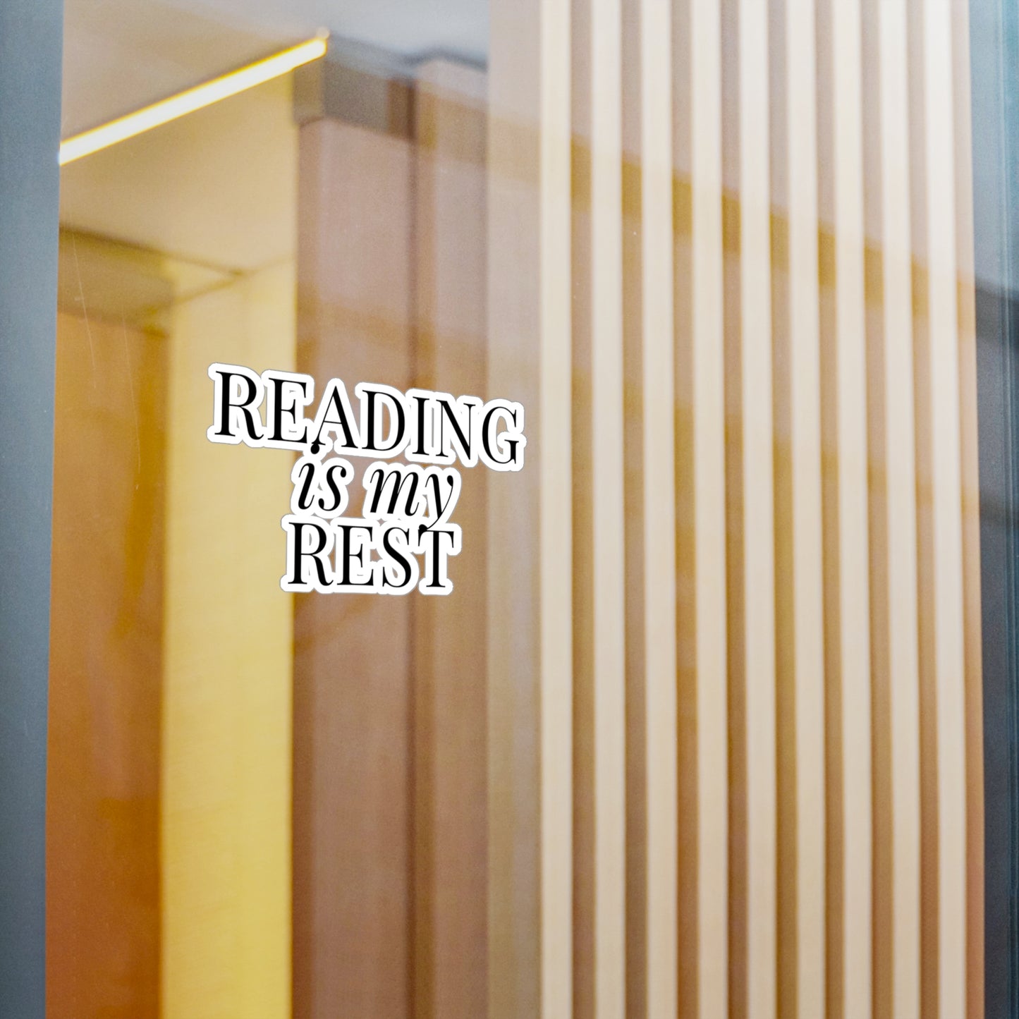 Reading is my Rest Sticker